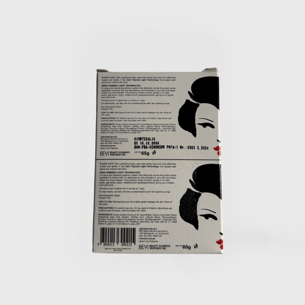 Savon anti tache et hyperpigmentation kojie san 2x65g